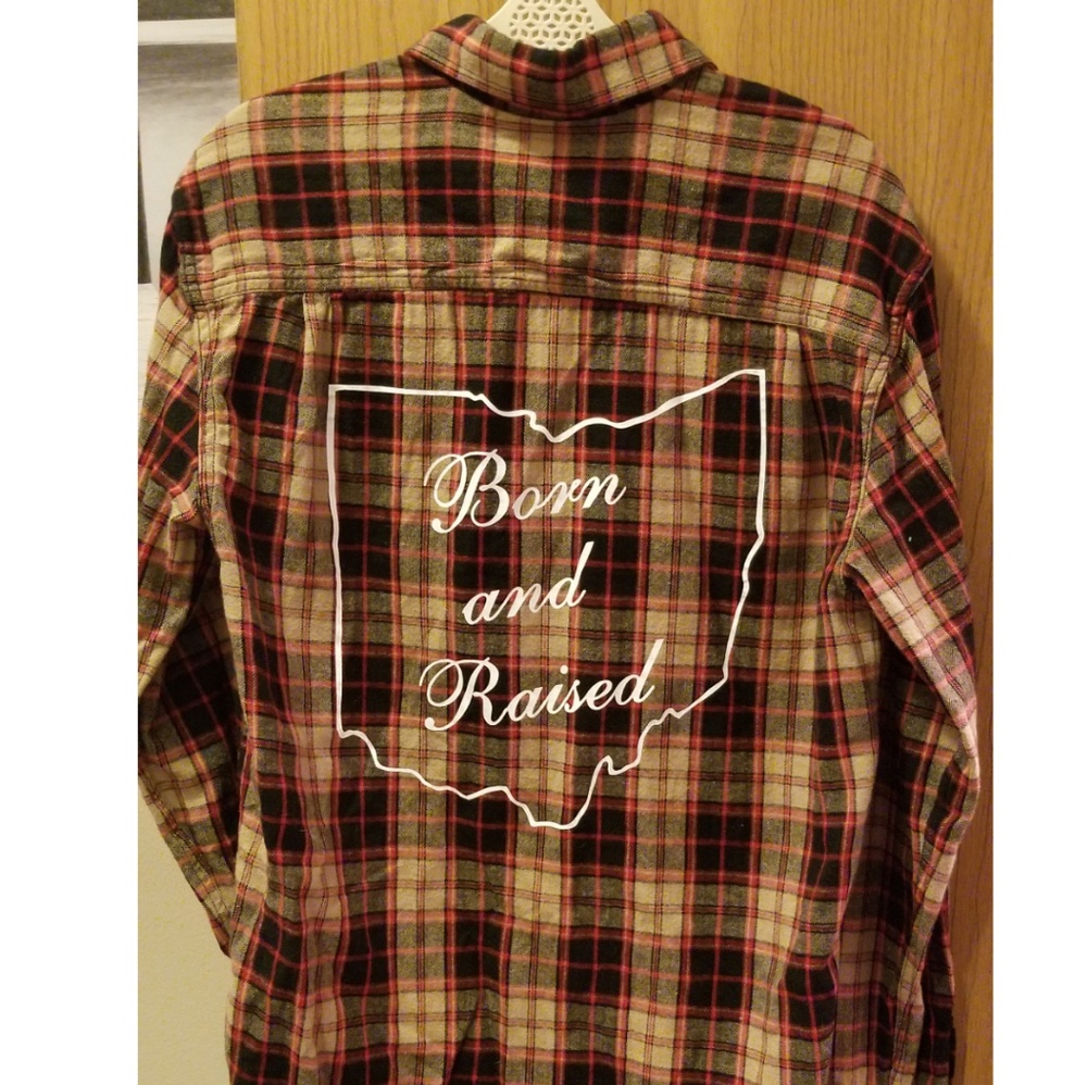 Faded Glory Flannel Ohio Design - Small